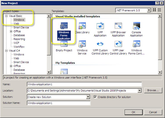 create workflow in vb net 2010